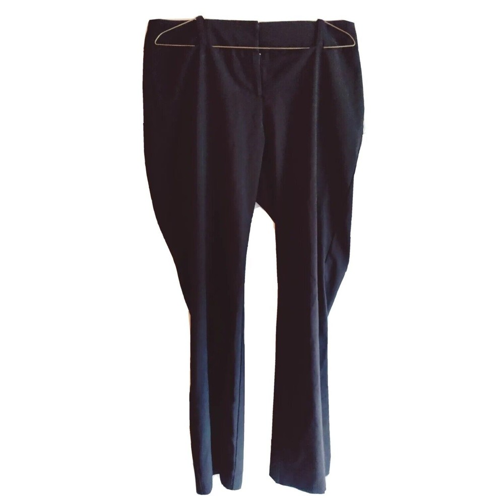 Worthington Black Dress Pants Womens Size 8 Button Back Pockets Slacks Work Nice